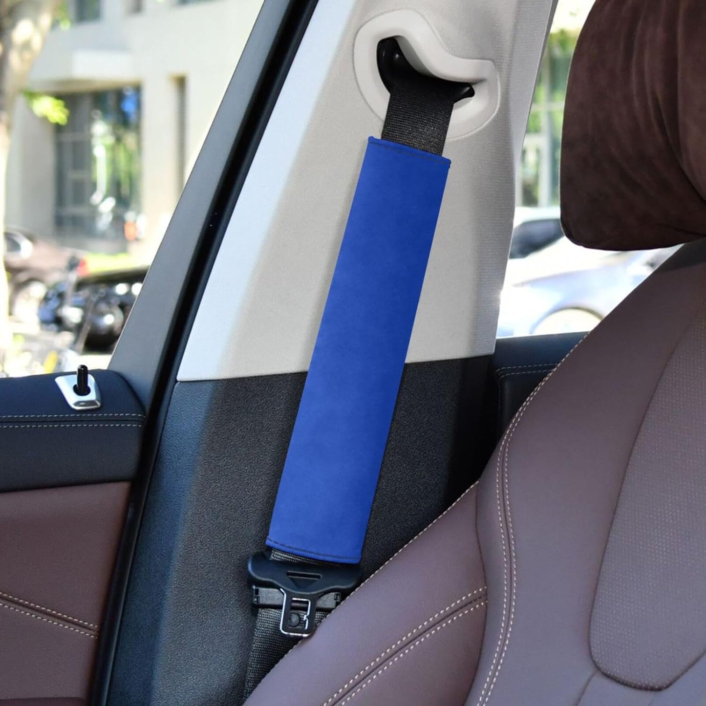 2Pcs Car Shoulder Cover Cushion Seat Belt Pad Strap - Seat Belt Guard