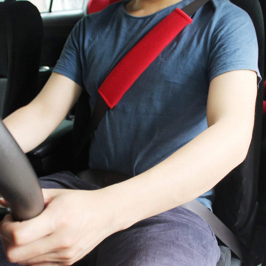 2Pcs Car Shoulder Cover Cushion Seat Belt Pad Strap - Seat Belt Guard