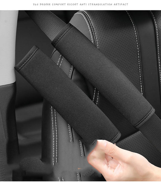 Soft & Comfortable Car Seat Belt Shoulder Pads for Adults and Children - Seat Belt Guard