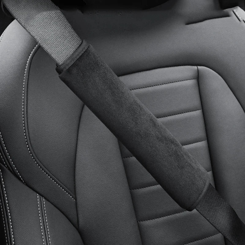 2pc Universal Car Safety Belt Cover Adjustable Seat Belt Cover - Seat Belt Guard